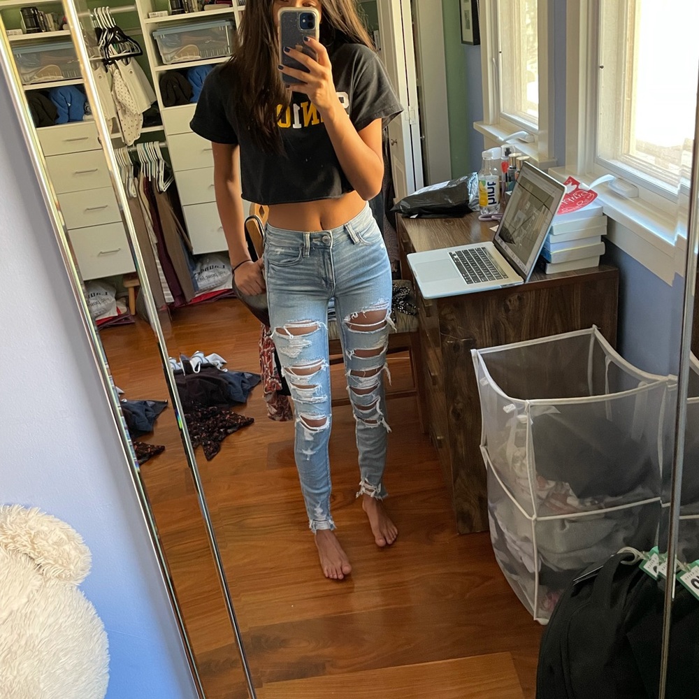 Ripped American Eagle jeans